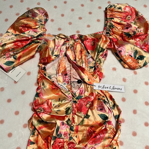 BRAND NEW For Love and Lemons Versilla Mini Dress - Picture 3 of 10